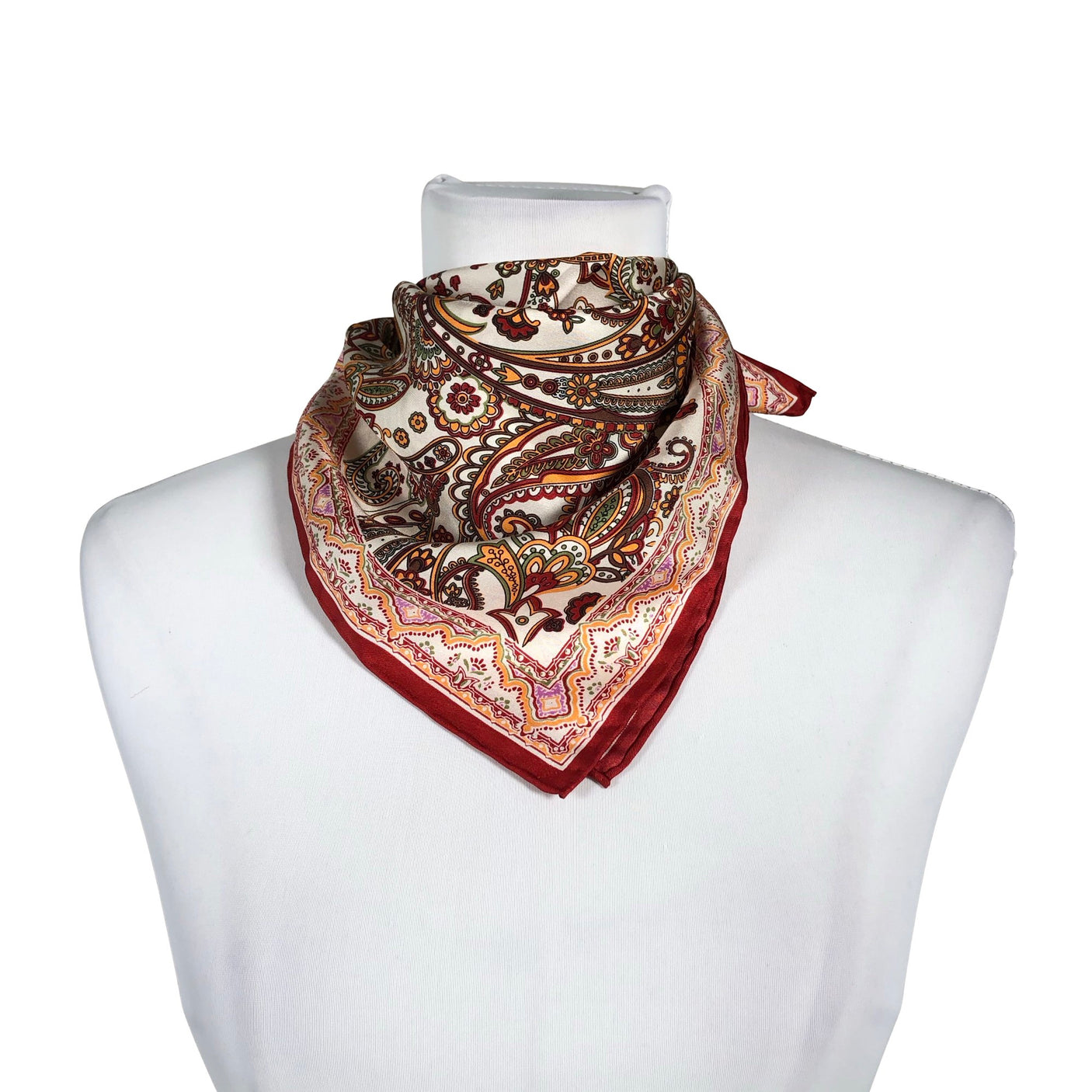 Unisex Fraas - Õhuke sall, suurus Mini - Punane (1)