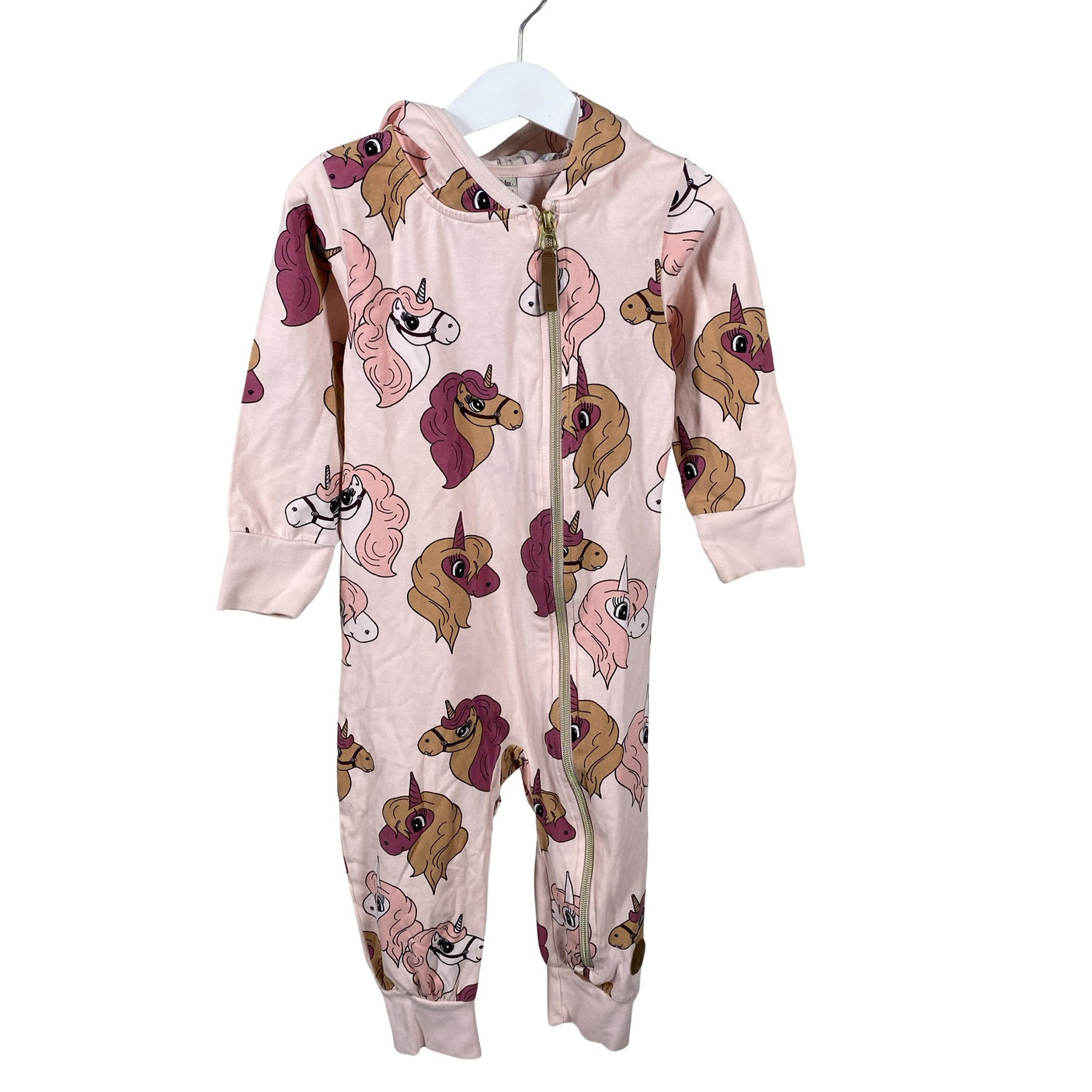 Unisex Blaa - Pükskostüüm, suurus 86 - 92 - Heleroosa (1)