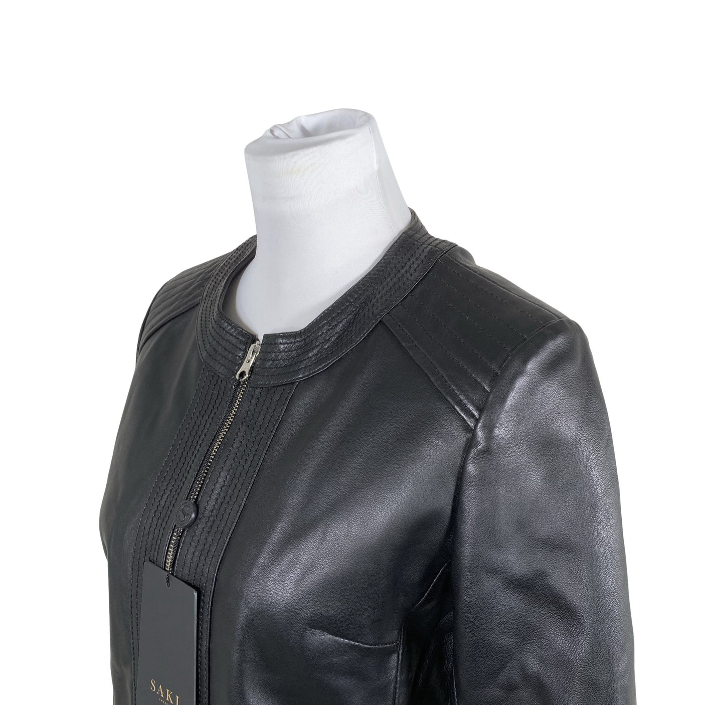 Unisex Saki - Nahktagi, suurus 38 - Must (3)