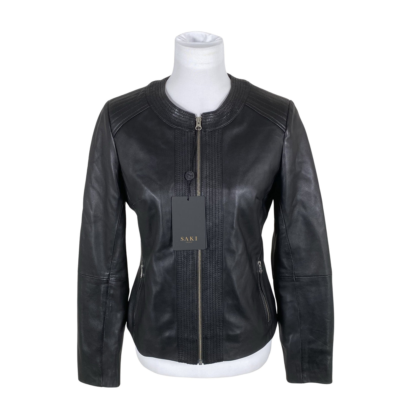 Unisex Saki - Nahktagi, suurus 38 - Must (1)