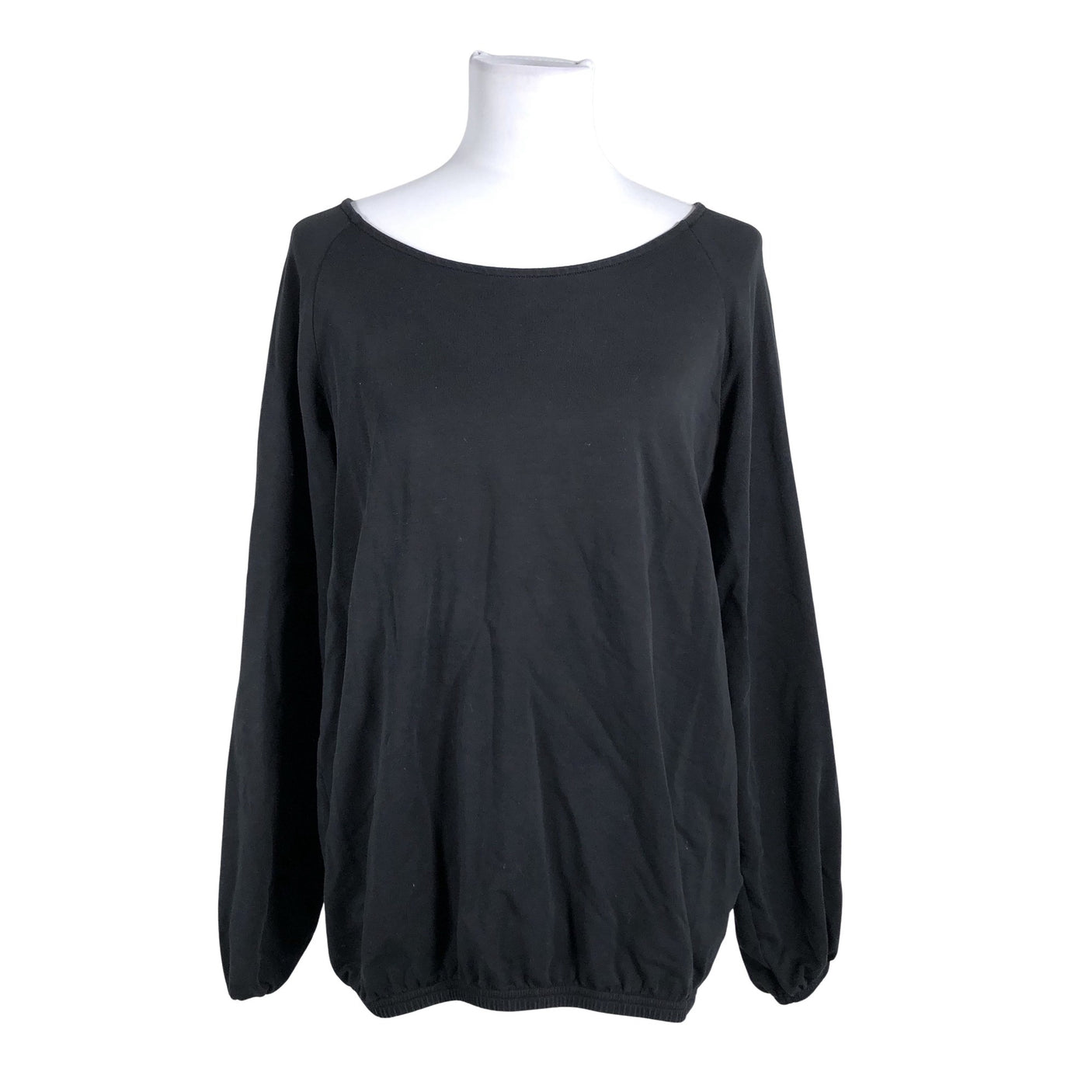 Unisex NOSH - Trikotaažist pluus, suurus 38 - Must (1)