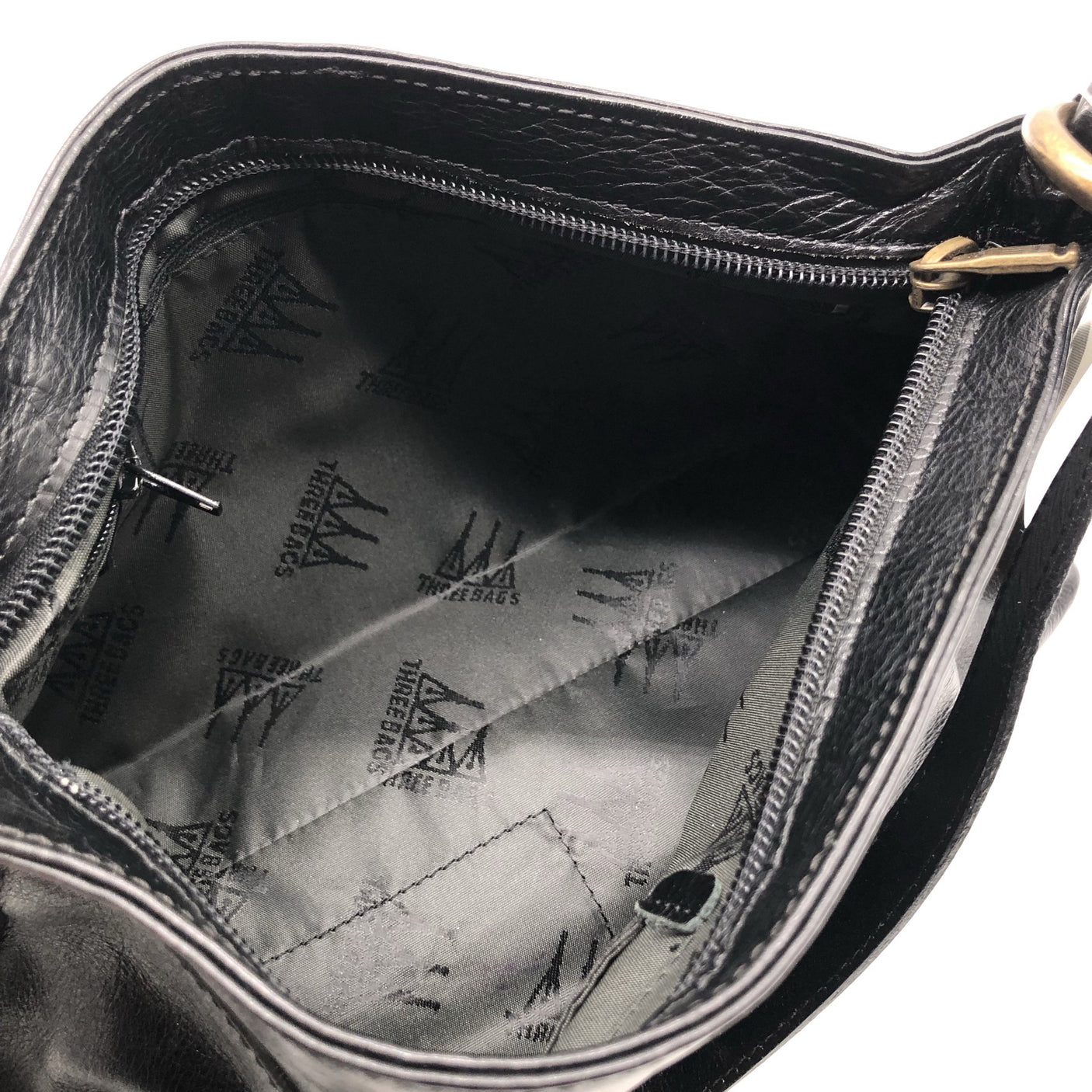 Unisex Three Bags - Õlakott, suurus Midi - Must (2)