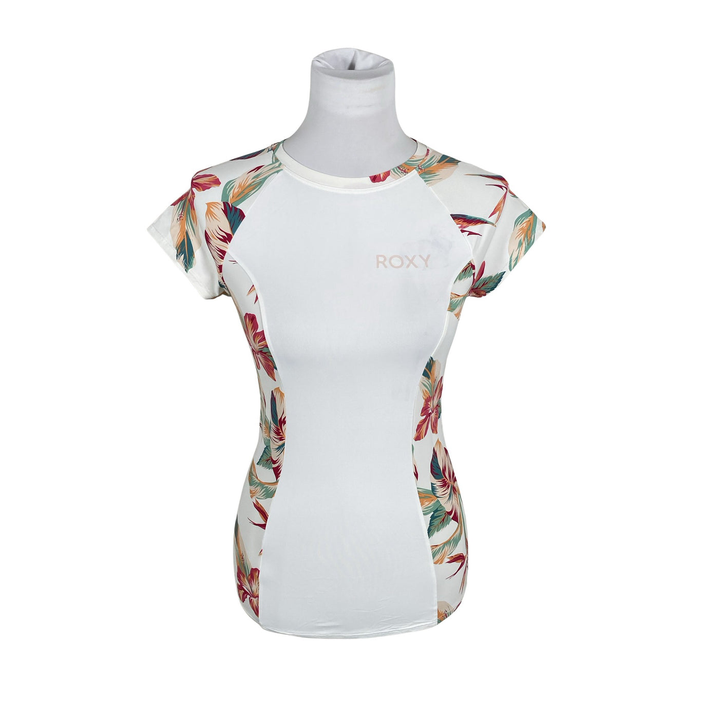 Unisex Roxy - Spordisärk, lühikesed käised, suurus 38 - Valge (1)