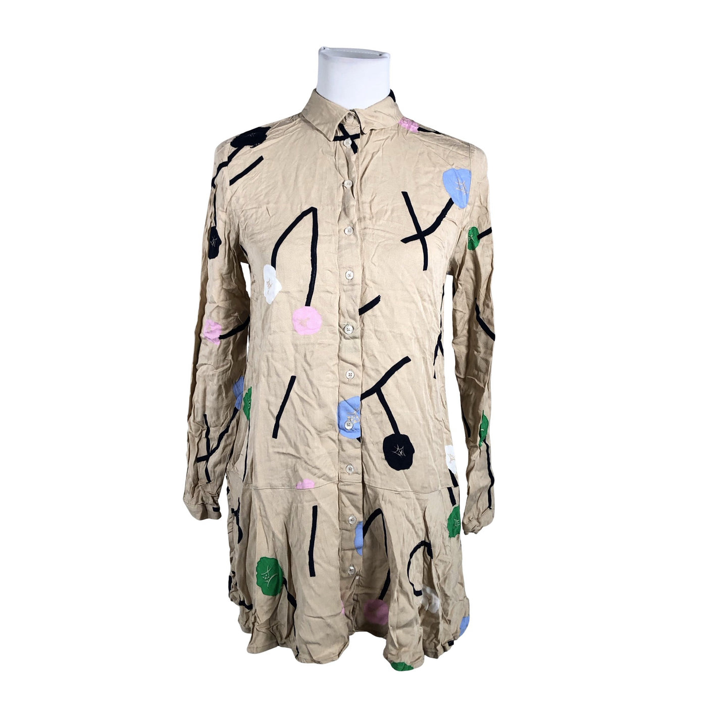 Unisex Nanso - Õhuke tuunika, suurus 36 - Beige (1)