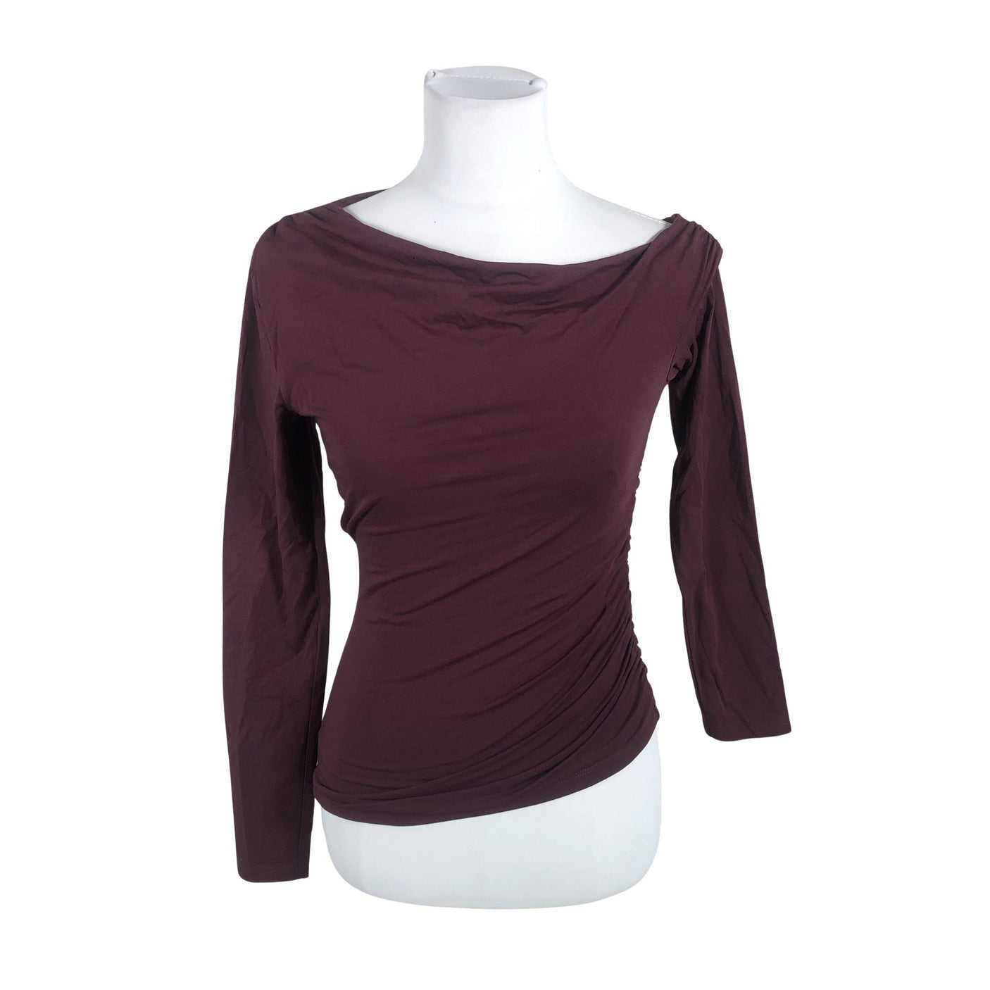 Unisex Abercrombie&Fitch - Trikotaažist pluus, suurus 36 - Veinipunane (1)