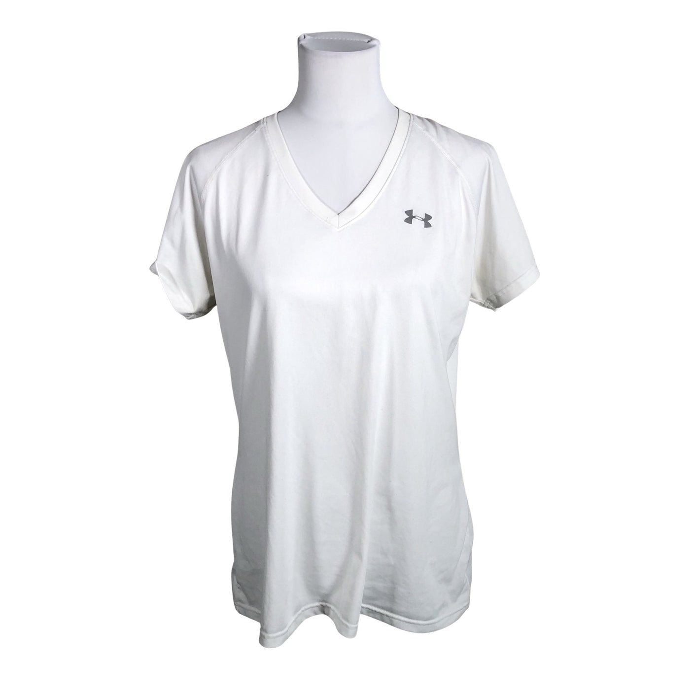 Unisex Under Armour - Spordisärk, lühikesed käised, suurus 40 - Valge (1)