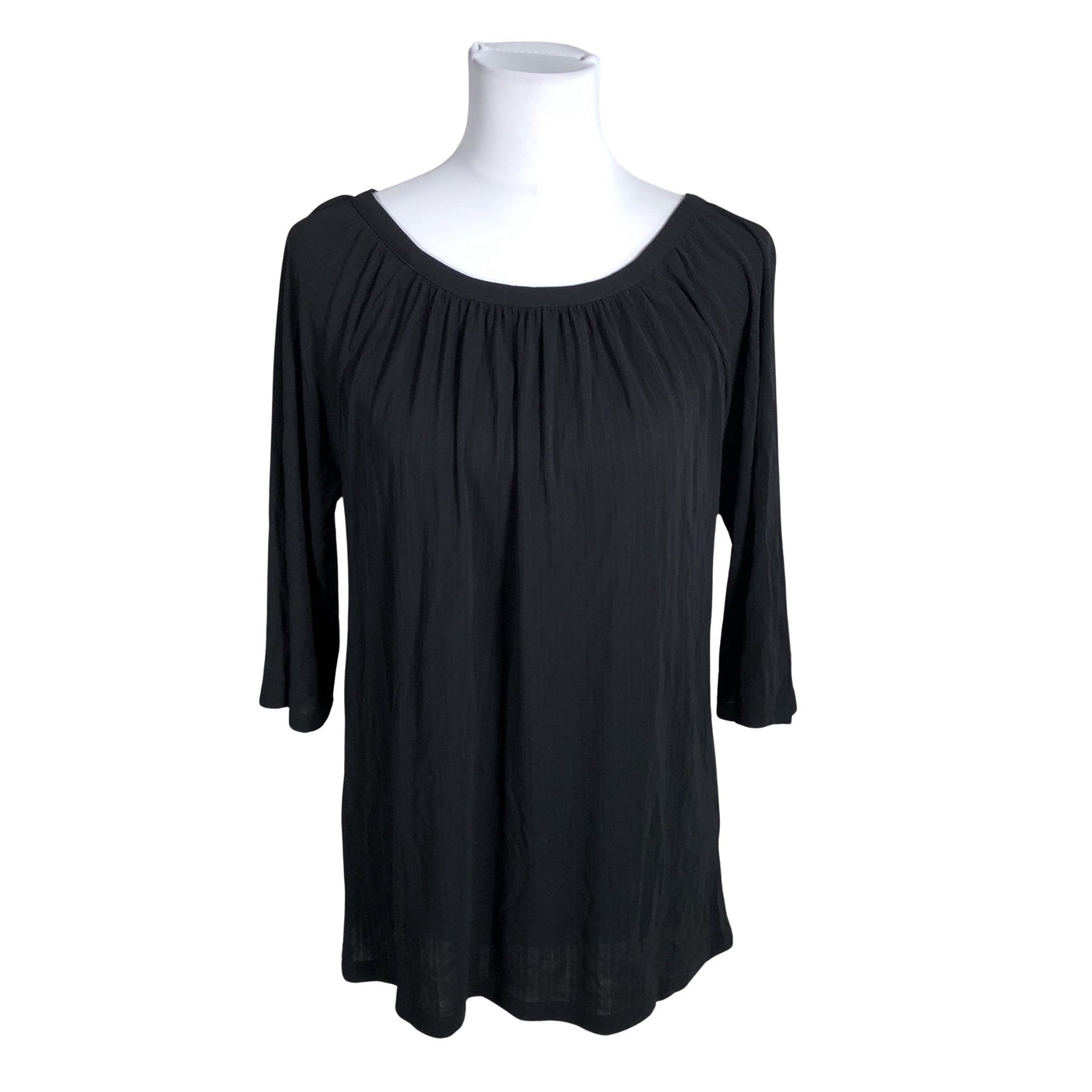 Unisex Filippa K. - Lühikeste käistega pluus, suurus 36 - Must (1)