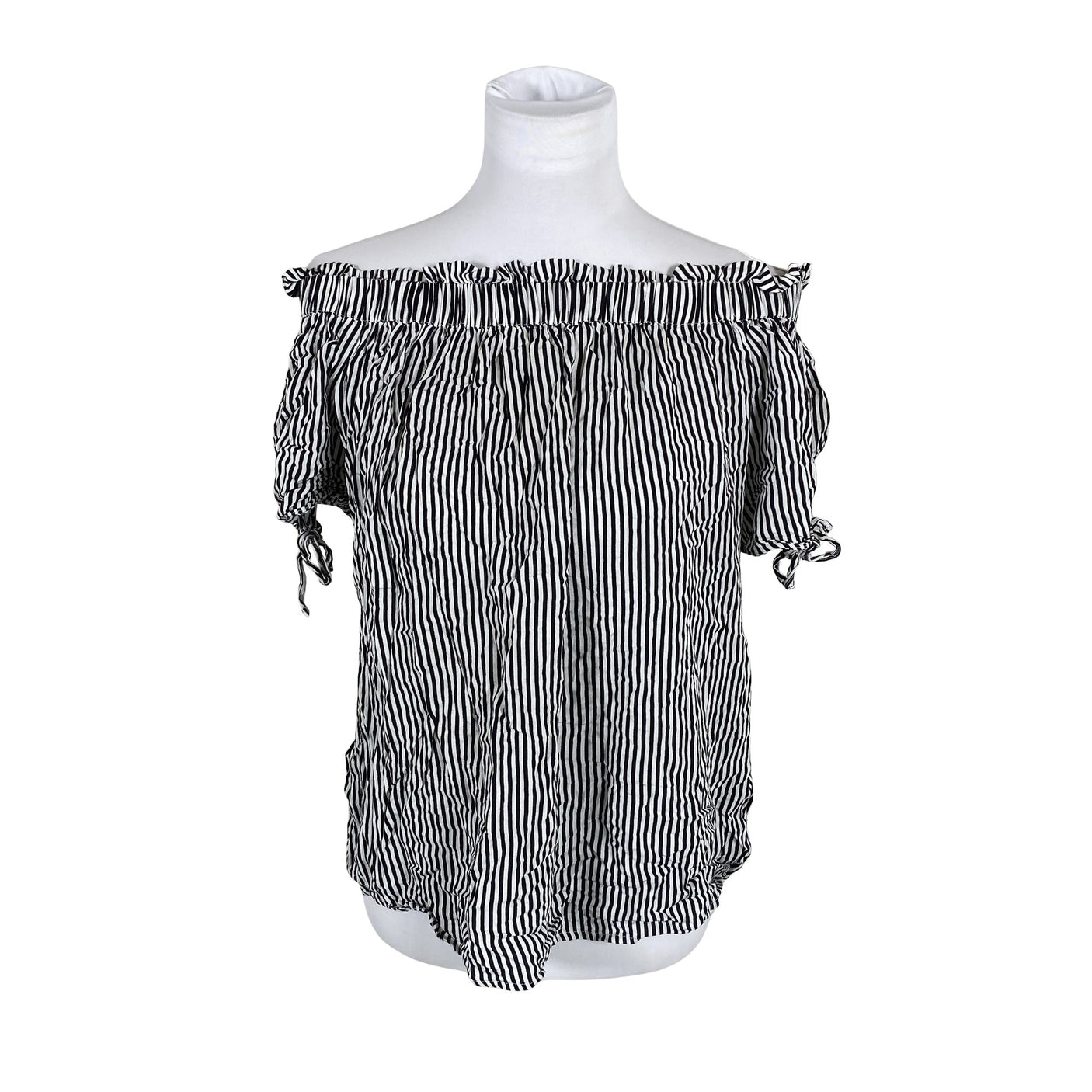 Unisex Philosophy Blues Original - Lühikeste käistega pluus, suurus 40 - Must (1)