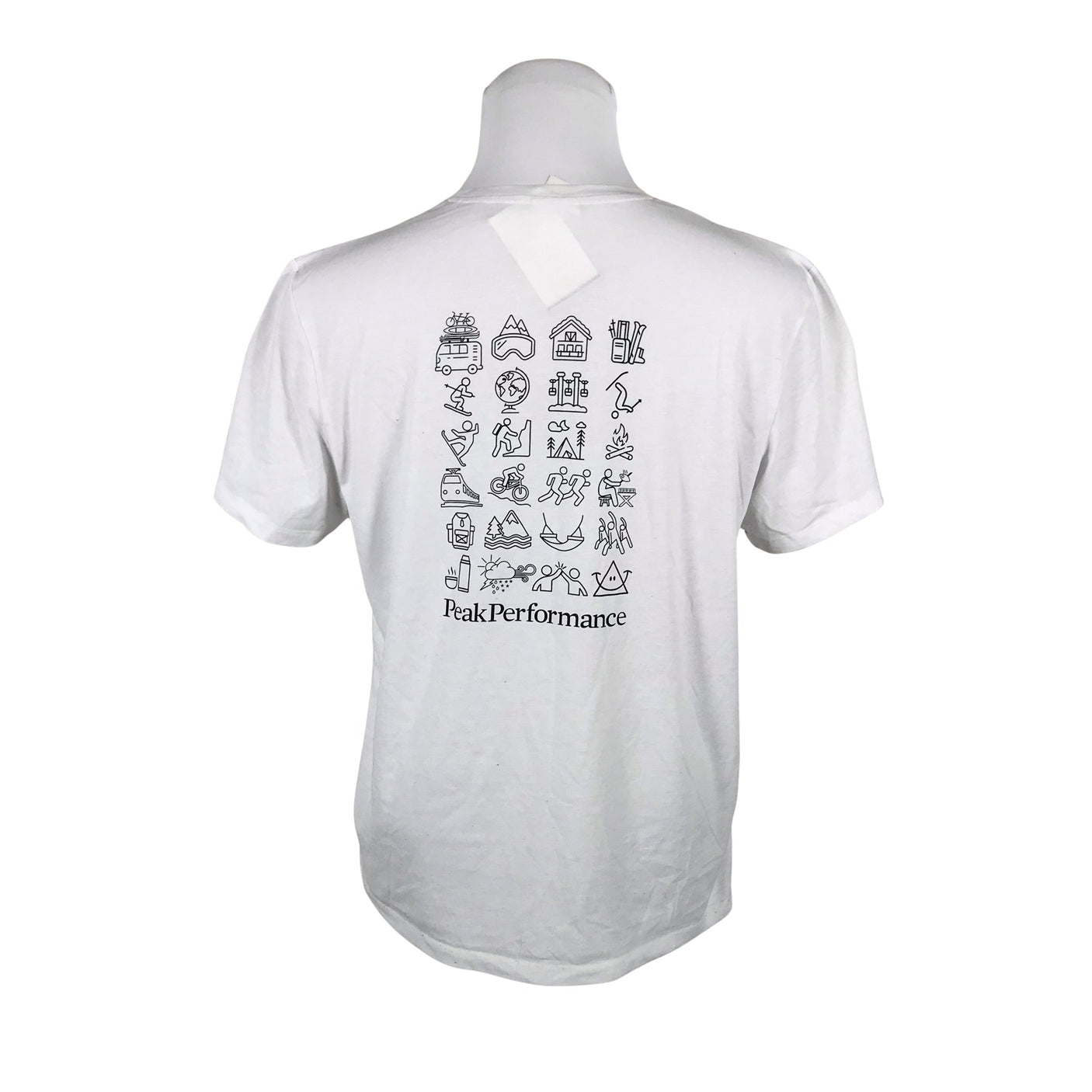 Unisex Peak Performance - T-särk, suurus L - Valge (2)