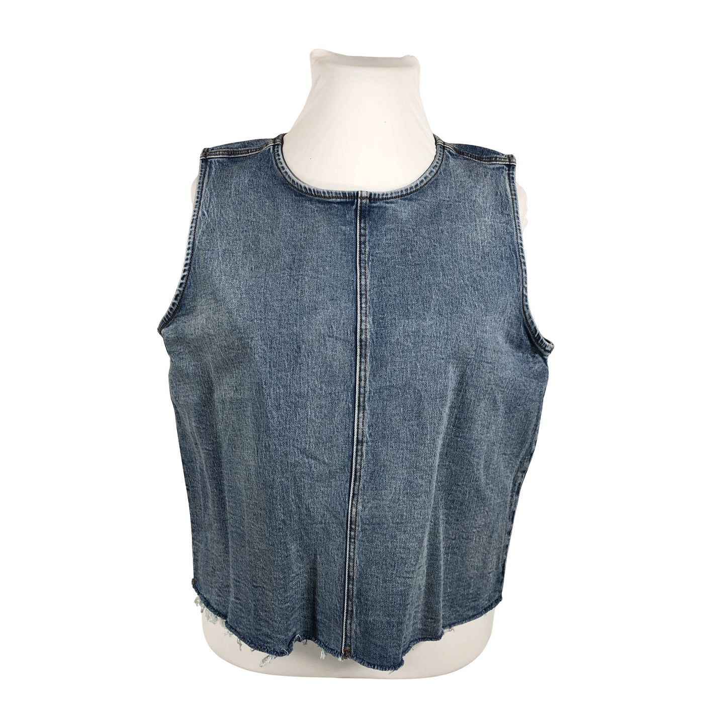 Unisex My Essential Wardrobe - Teksavest, suurus 44 - Sinine (1)