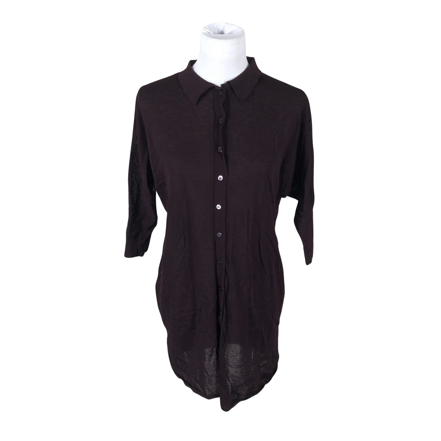 Unisex Phase Eight - Kootud tuunika, suurus 34 - Veinipunane (1)
