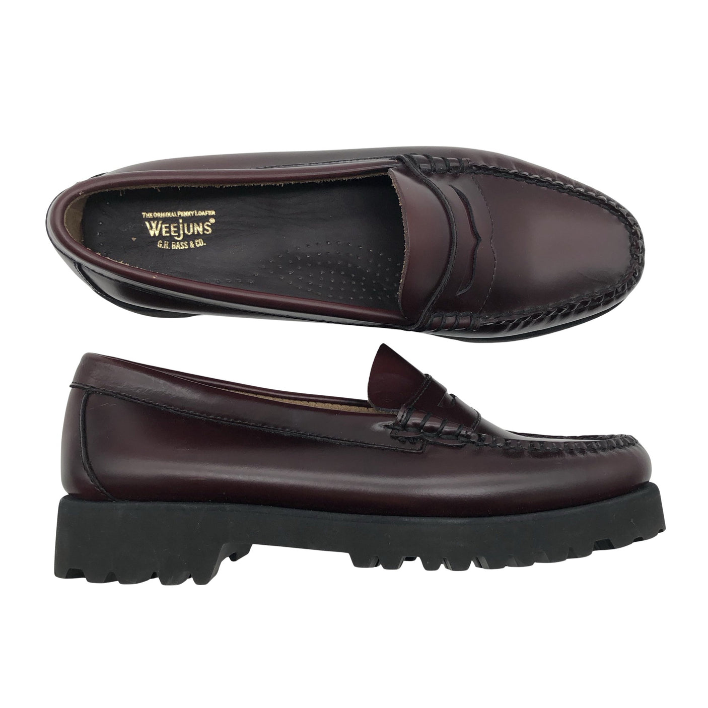 Unisex Bass Weejuns - Mokassiinid, suurus 39 - Veinipunane (1)