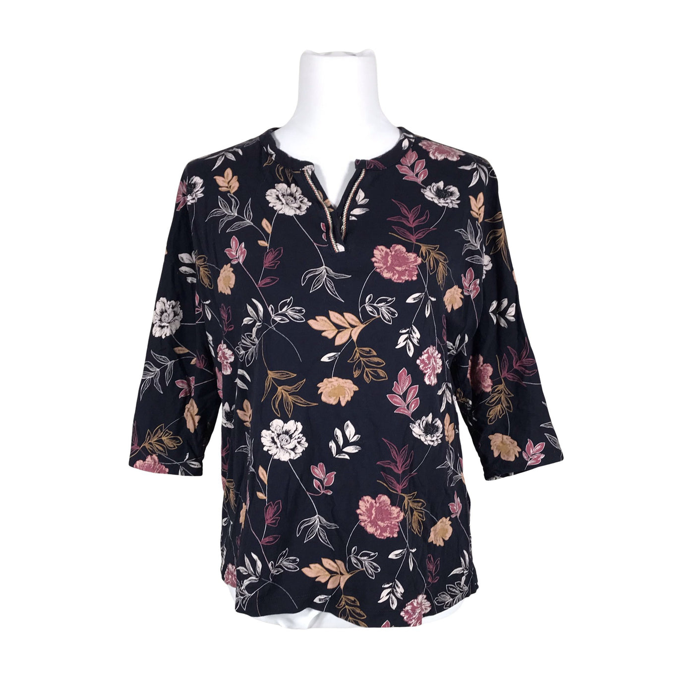 Unisex s.Oliver - Trikotaažist pluus, suurus 40 - Sinine (1)
