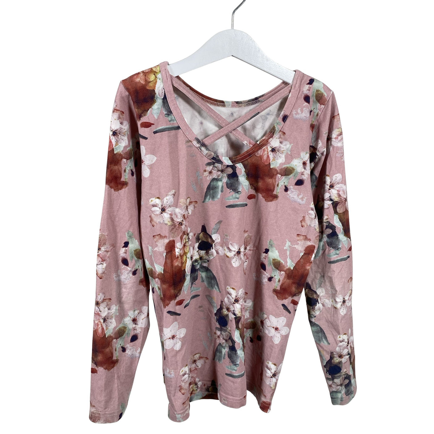 Unisex Kaiko - Trikotaažist pluus, suurus 152 - 158 - Heleroosa (2)