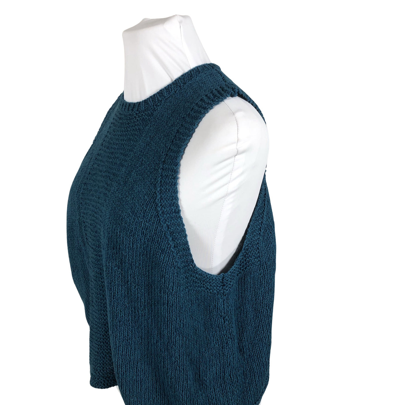 Unisex Handmade - Kootud vest, suurus 62 - Sinine (2)