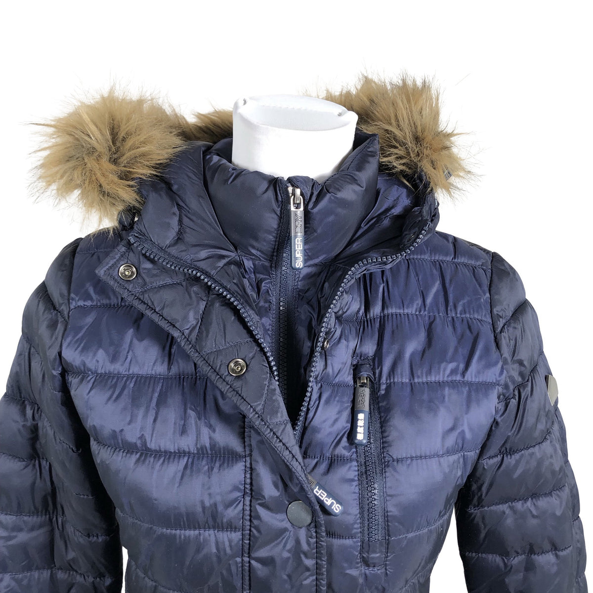 Unisex Superdry - Õhem talvejope, suurus 36 - Sinine (3)