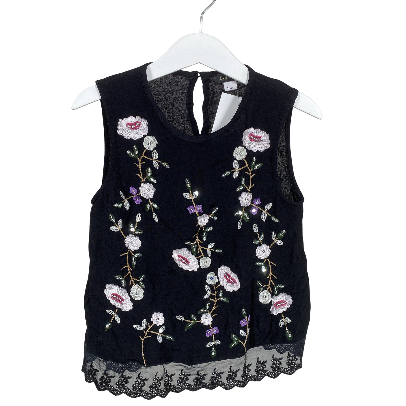Unisex River Island - Topp, suurus 128 - 134 - Must (1)