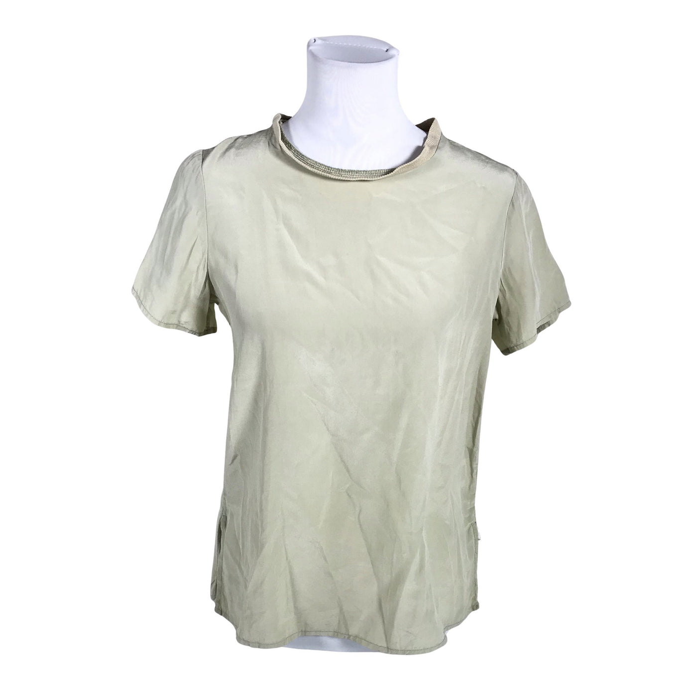 Unisex R-collection - Lühikeste käistega pluus, suurus 34 - Roheline (1)
