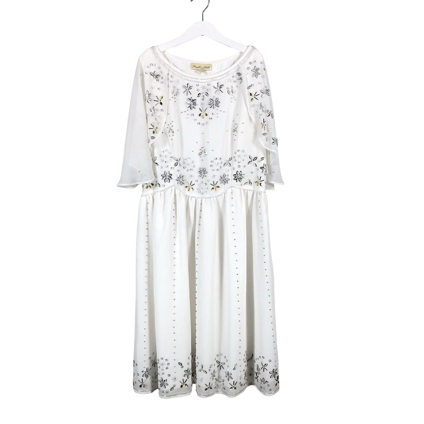 Unisex Frock and Frill - Pidulik kleit, suurus 40 - Valge (1)