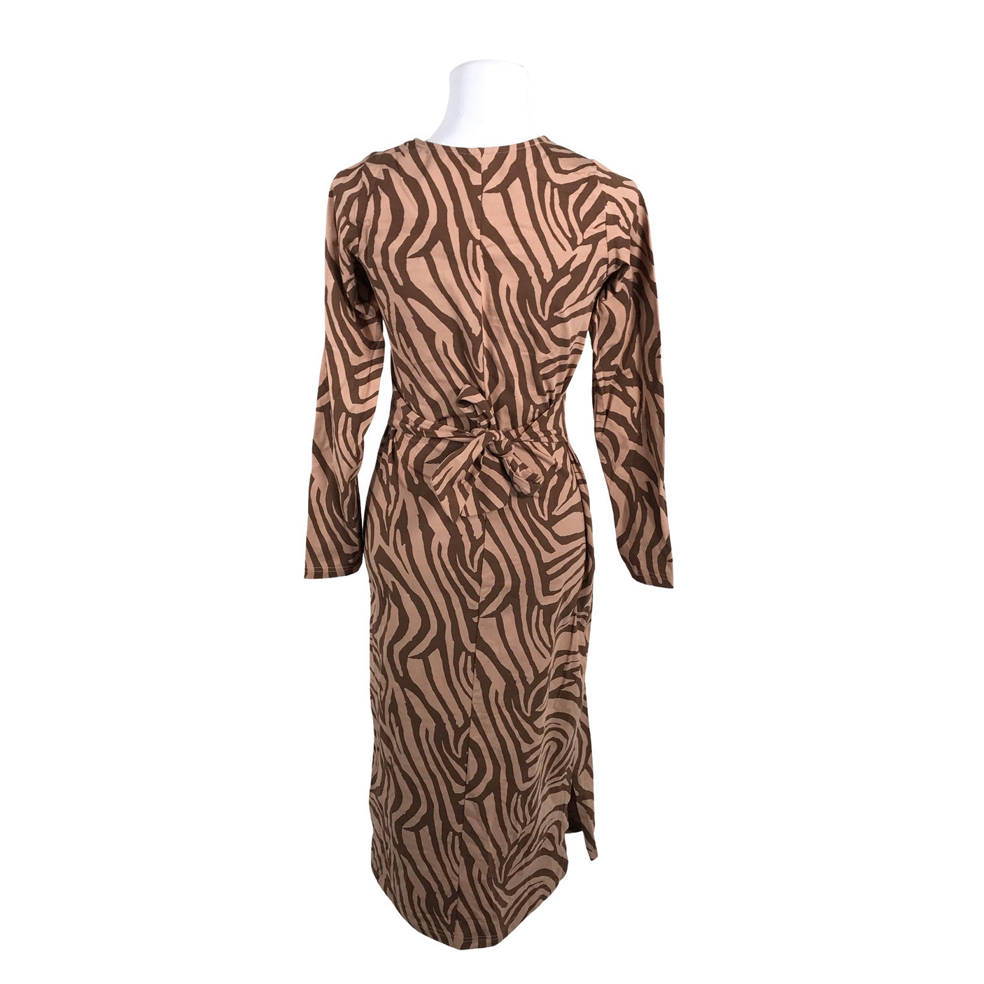 Unisex Kaiko - Trikotaažist kleit, suurus 34 - Pruun (2)
