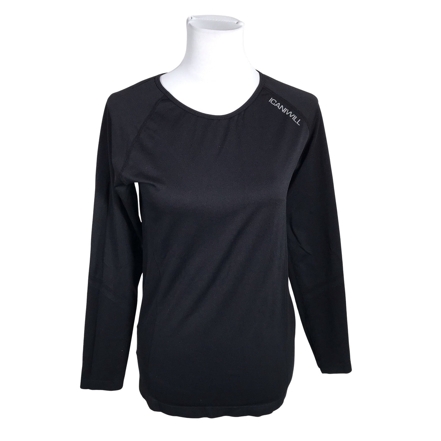 Unisex ICIW – Icaniwill - Spordisärk, pikad käised, suurus 40 - Must (1)