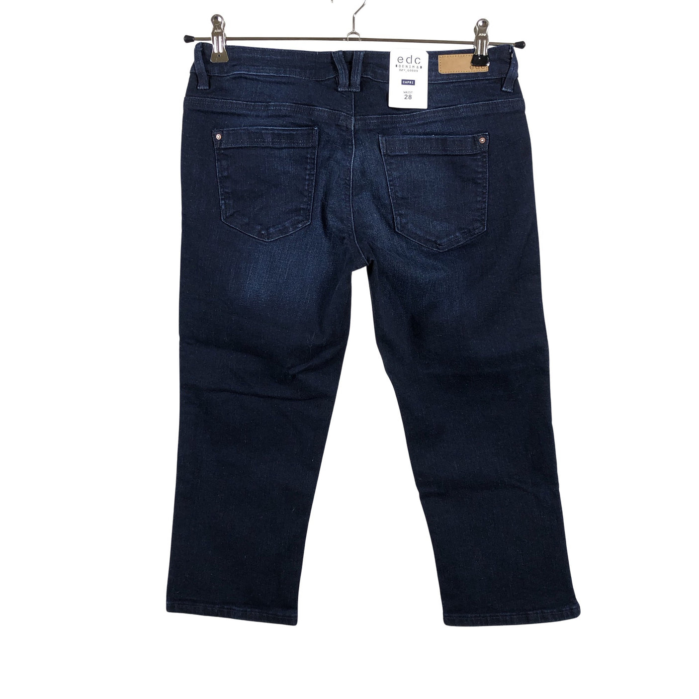 Unisex Esprit - Teksast poolpikad püksid, suurus W28 - Sinine (2)