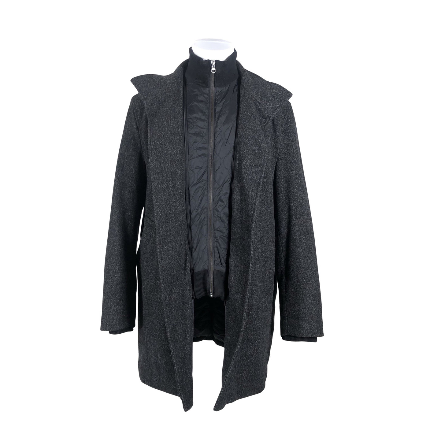 Unisex Esprit - Villane mantel, suurus XXL - Must (1)