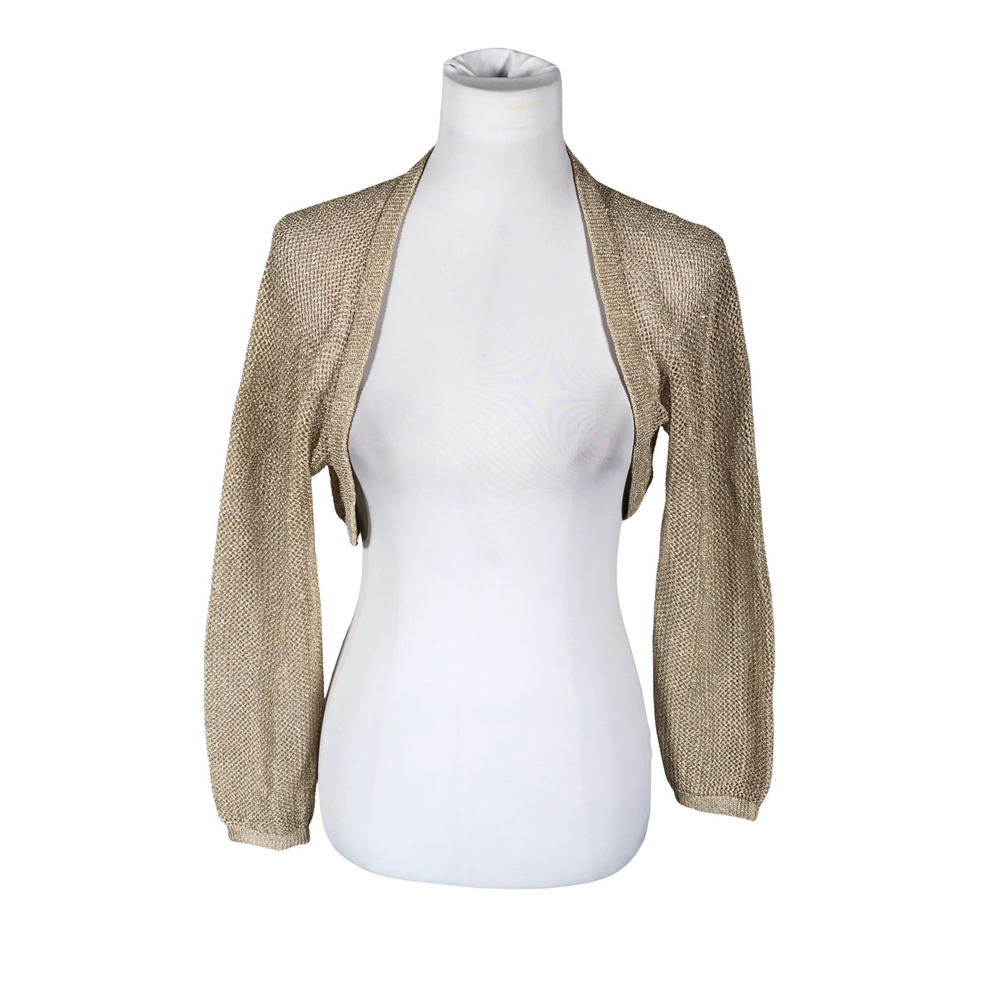 Unisex Create - Kootud boolero, suurus 40 - Kuld (1)