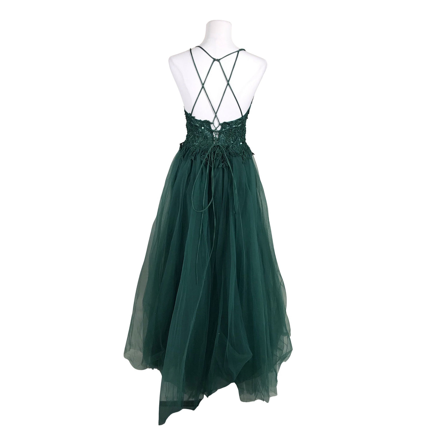 Unisex Dioa fashion - Õhtukleit, suurus 38 - Roheline (2)
