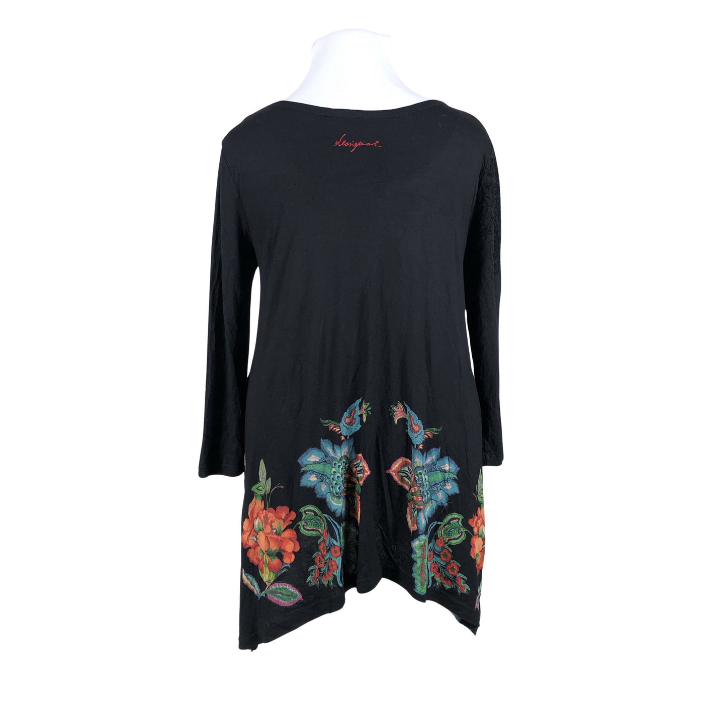 Unisex Desigual - Trikotaažist tuunika, suurus 38 - Must (2)