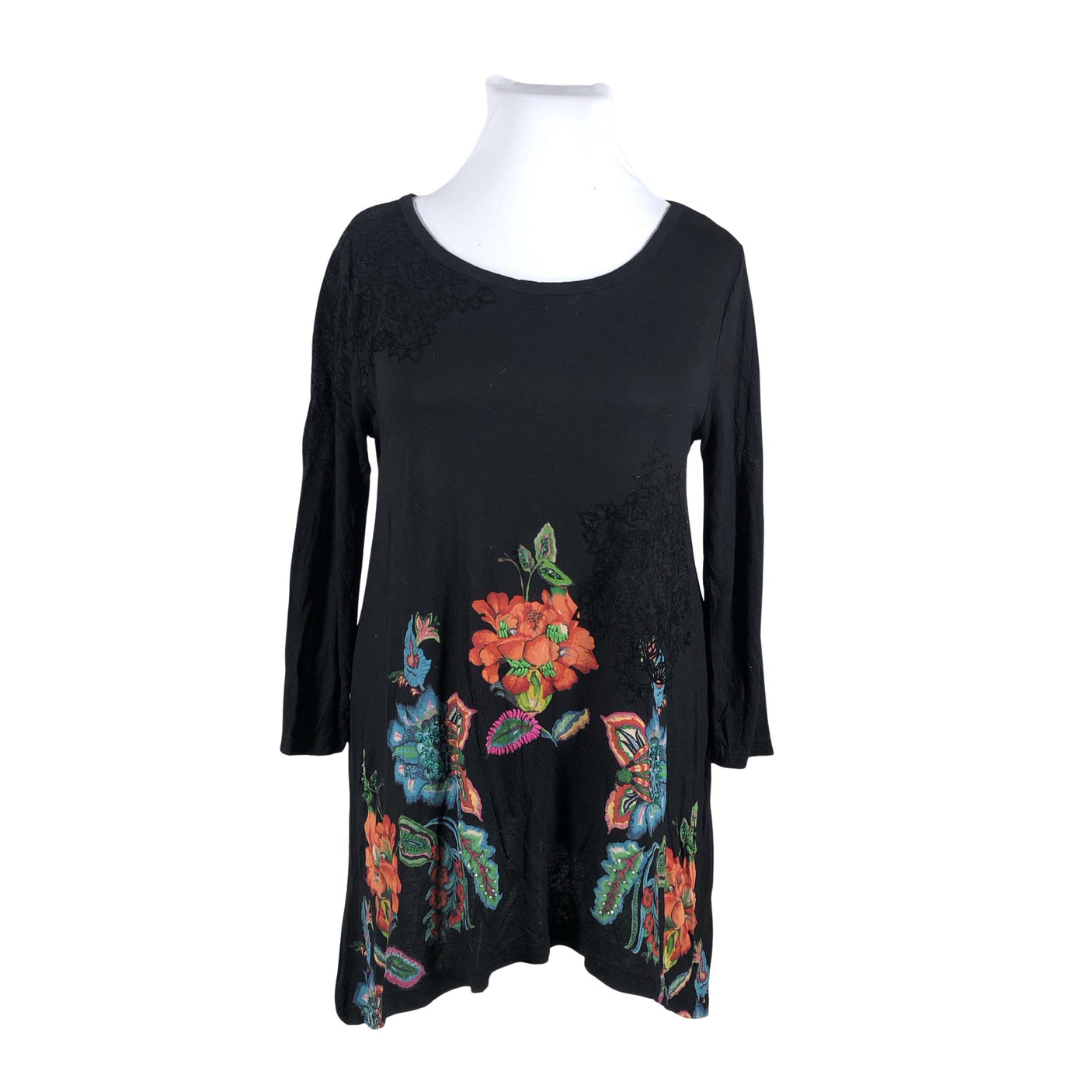 Unisex Desigual - Trikotaažist tuunika, suurus 38 - Must (1)