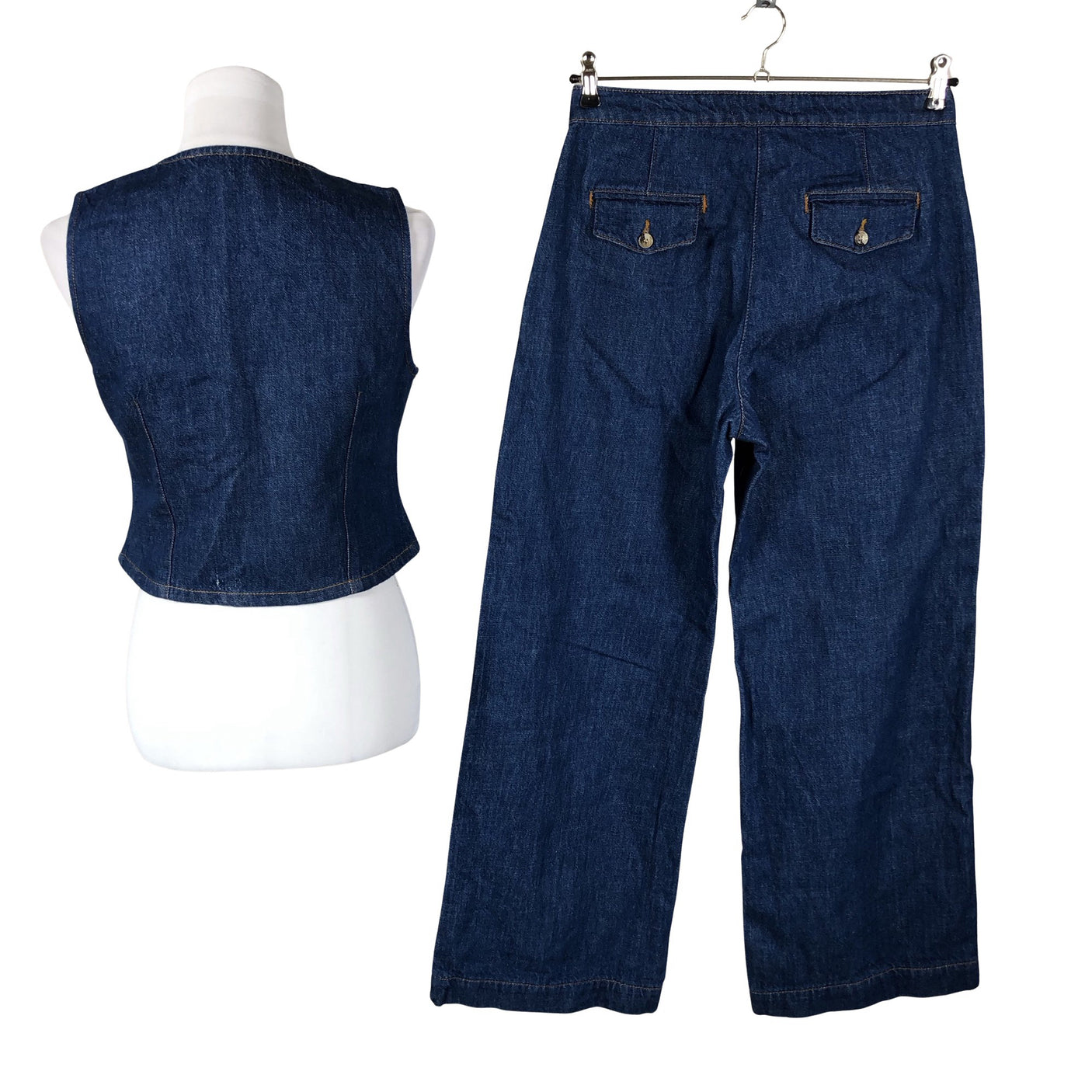 Unisex L.K.Bennett - Teksasärk, suurus 38 - Sinine (2)