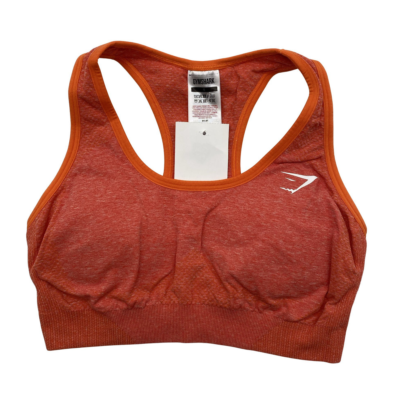 Unisex Gymshark - Sporditopp, suurus 36 - Oranž (1)