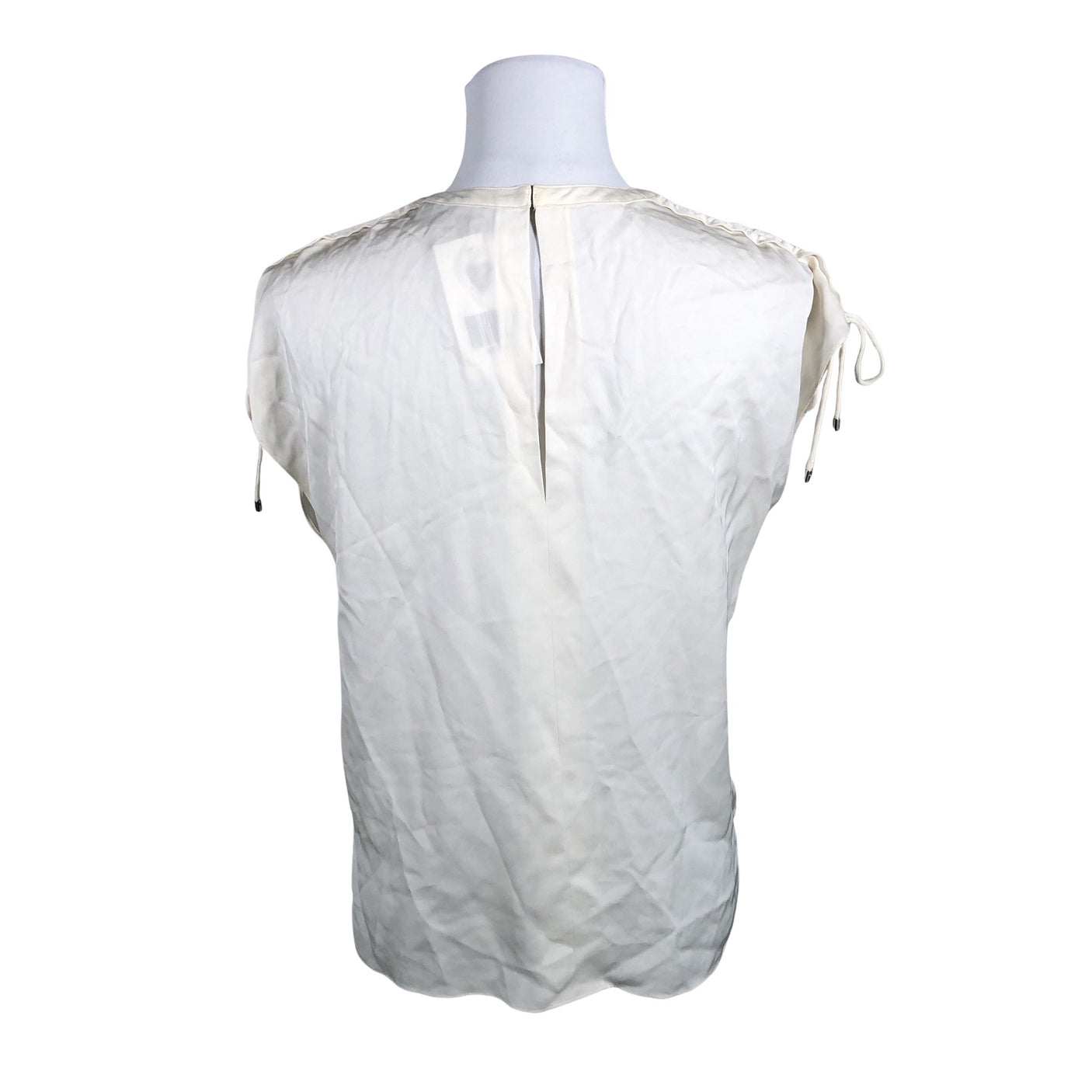 Unisex Theory - Lühikeste käistega pluus, suurus 38 - Looduslik valge (3)