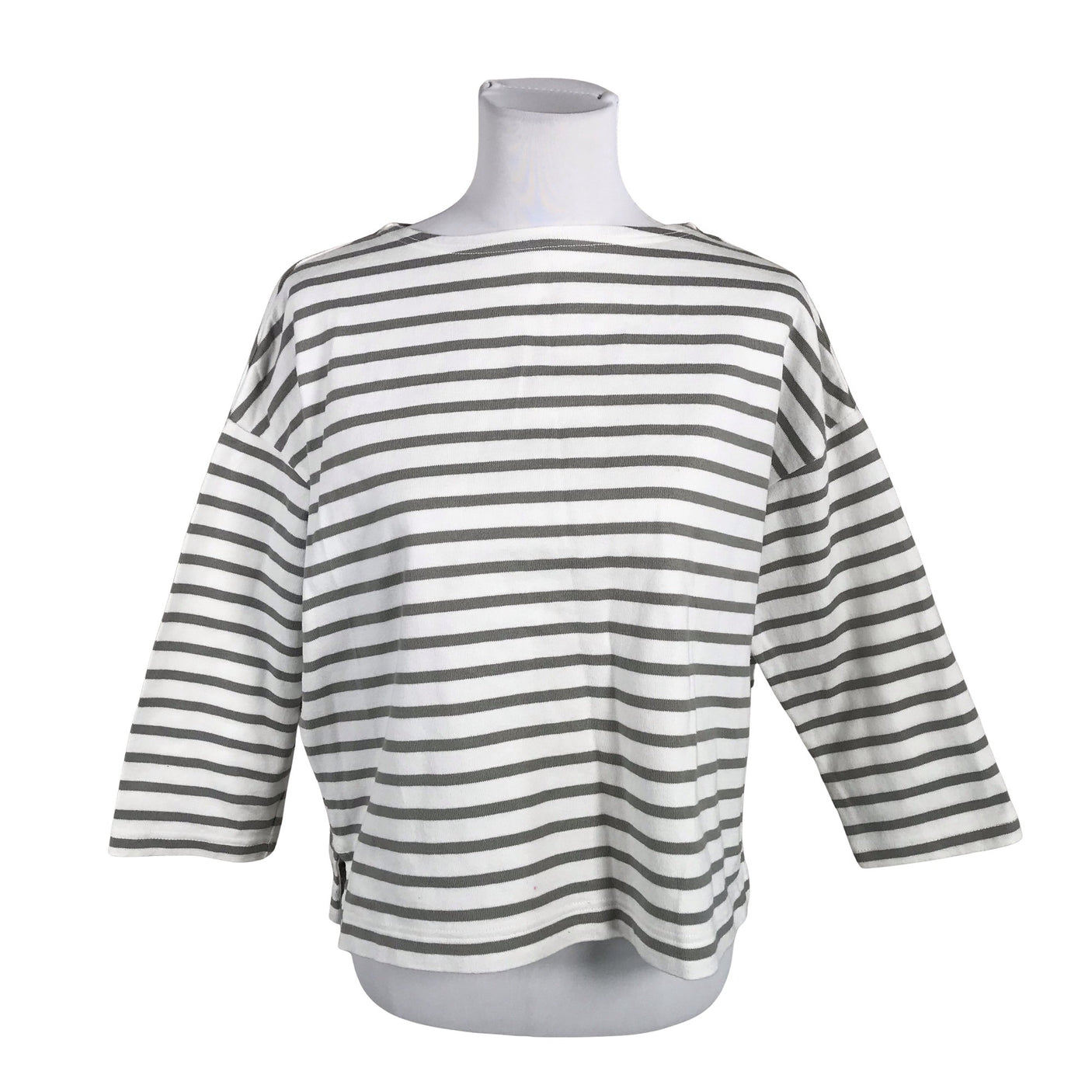 Unisex Muji - Trikotaažist pluus, suurus 38 - Hall (1)