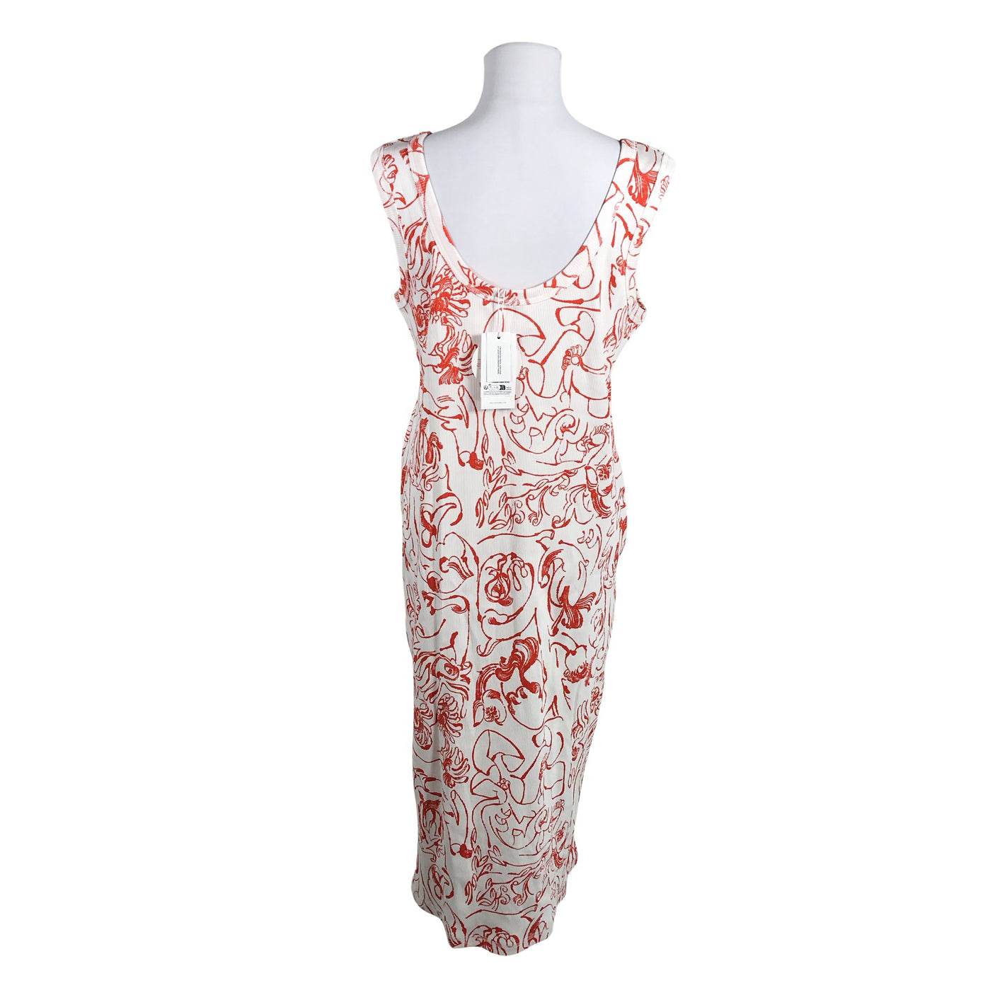 Unisex Marimekko - Trikotaažist kleit, suurus 40 - Valge (3)