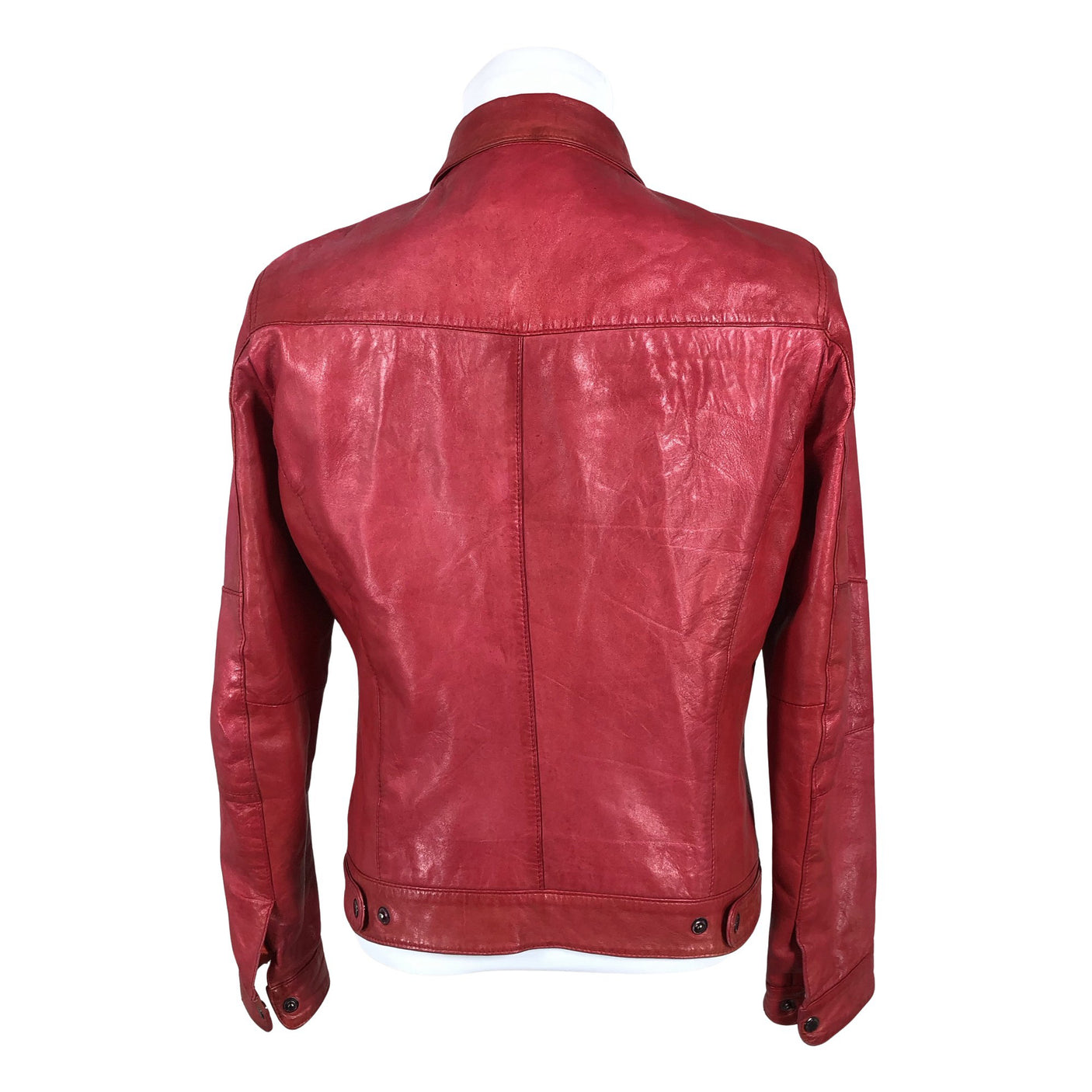 Unisex Rock'n Blue - Nahktagi, suurus M - Punane (2)