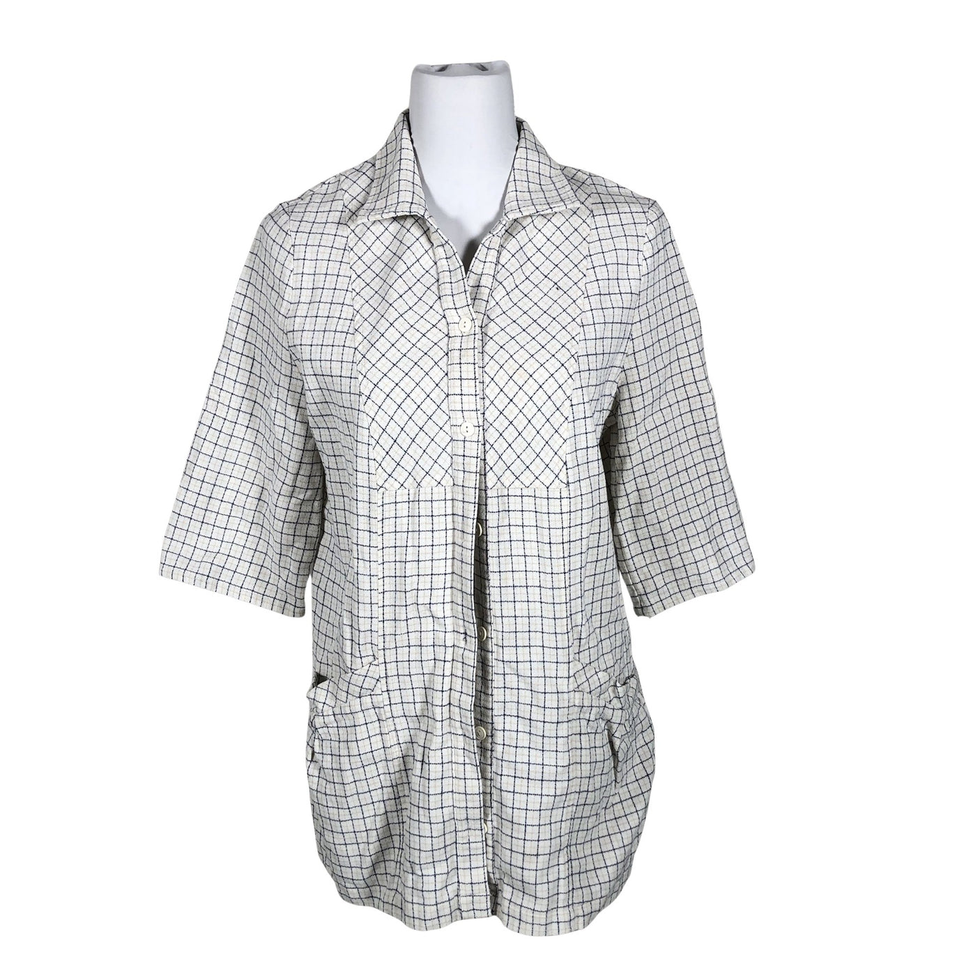 Unisex Carolin - Mitteveniv tuunika, suurus 40 - Valge (1)