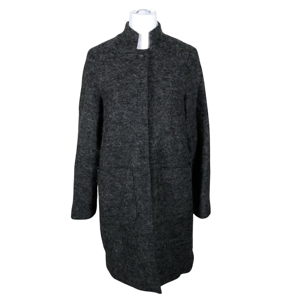 Unisex Selected - Villane mantel, suurus 36 - Hall (1)