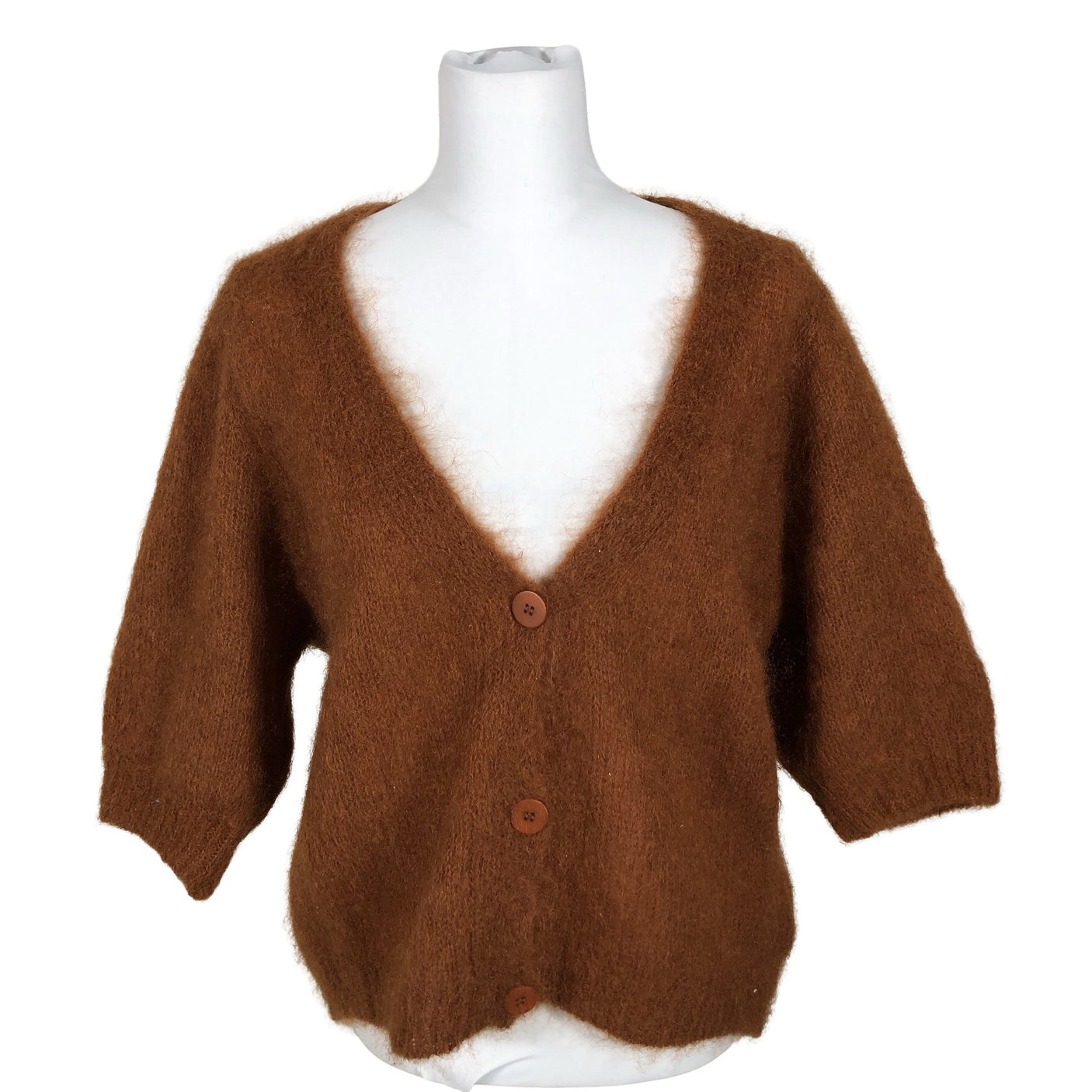 Unisex La Petite Laine - Kardigan, suurus 40 - Pruun (1)