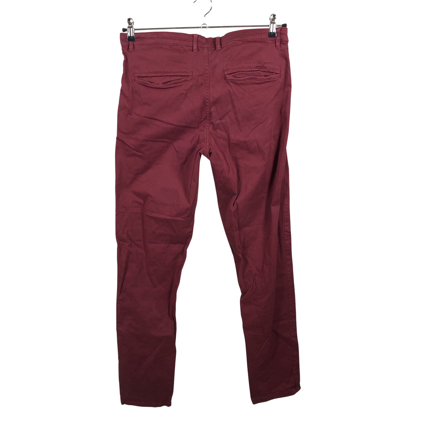 Unisex Crocker - Chino-püksid, suurus W30 - Veinipunane (2)