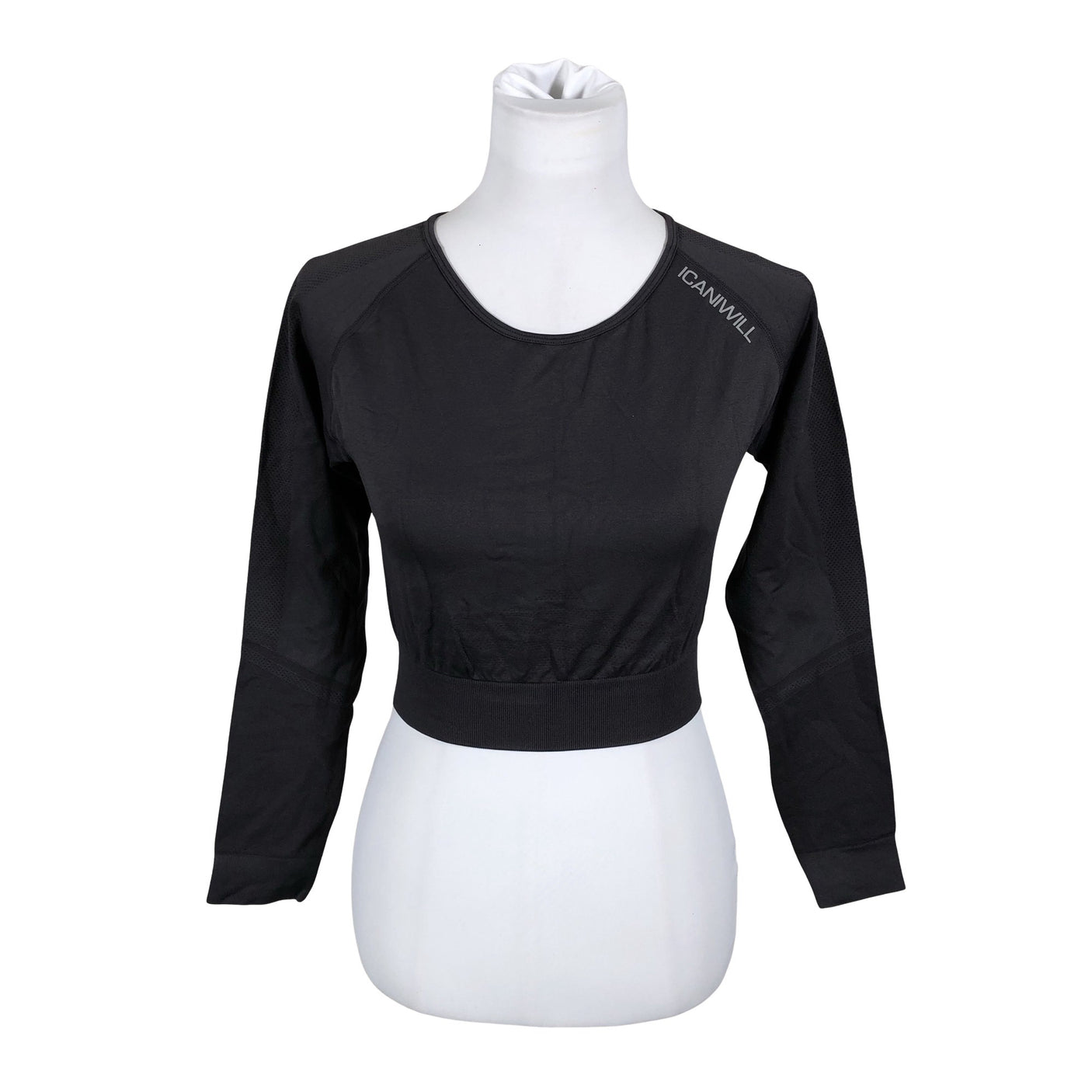 Unisex ICIW – Icaniwill - Spordisärk, pikad käised, suurus 38 - Hall (1)