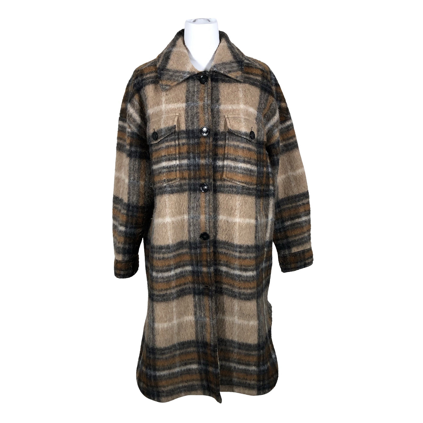 Unisex Gerry Weber - Villane mantel, suurus 40 - Pruun (1)