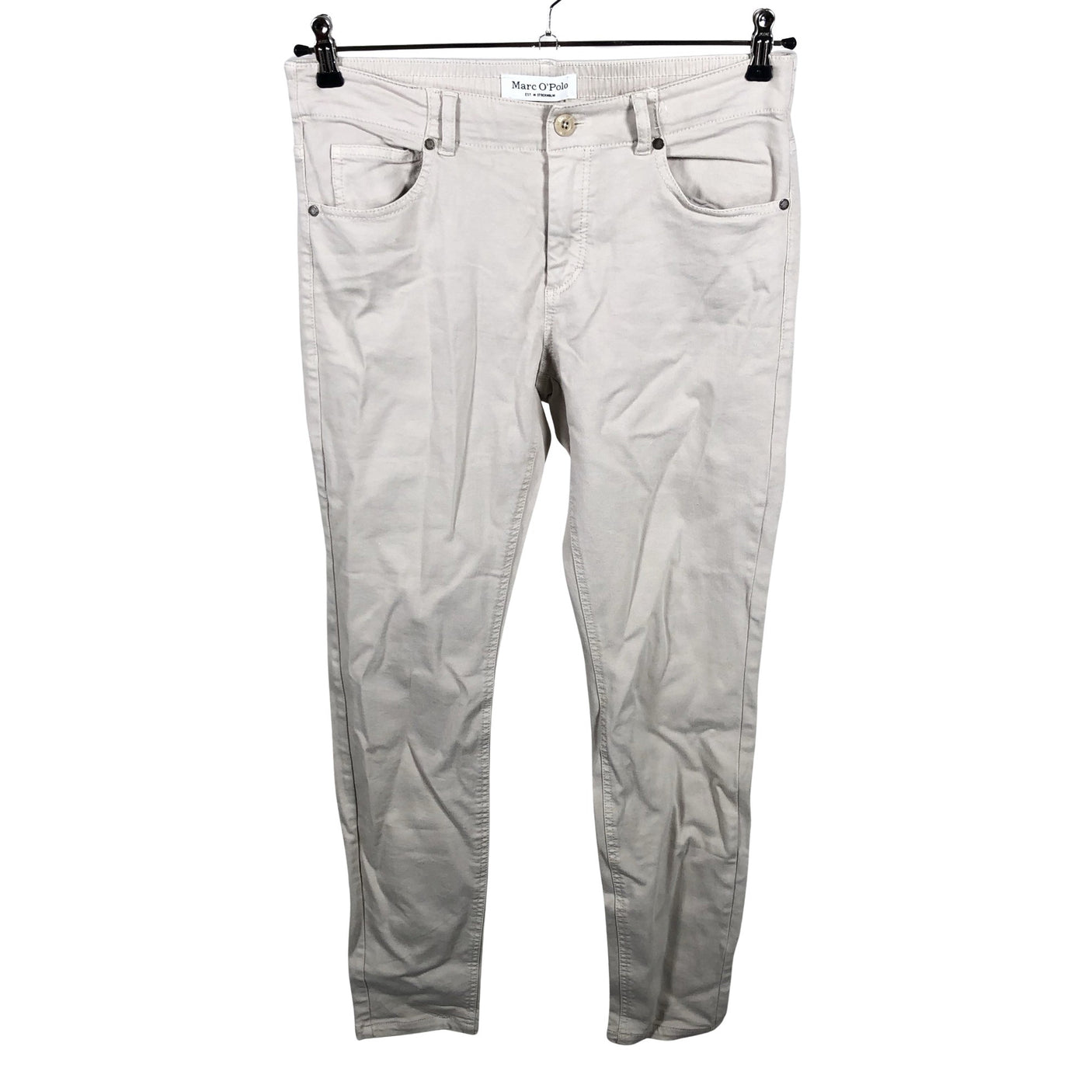 Unisex Marc O'Polo - Mittevenivad püksid, suurus W30 - Beige (2)