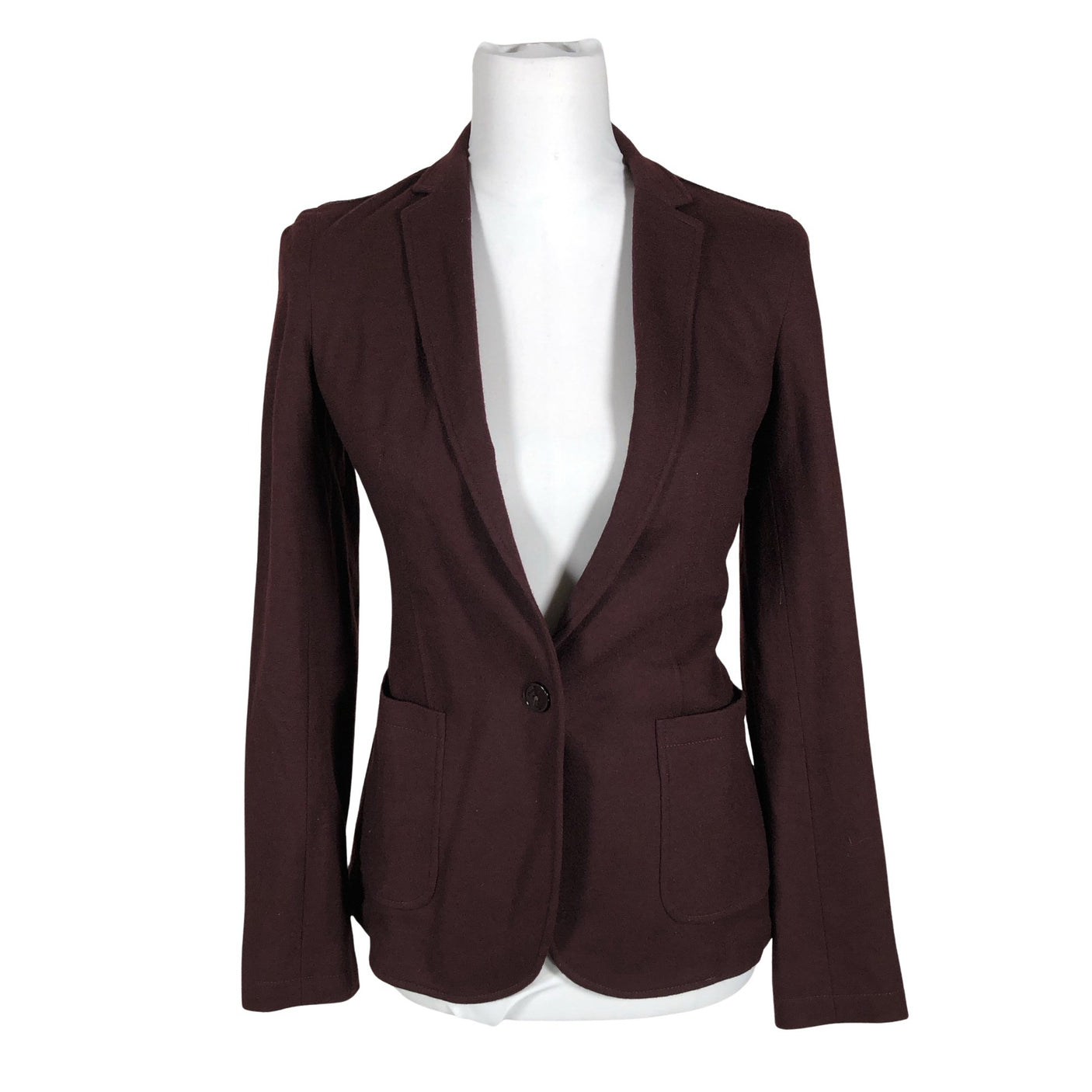 Unisex Massimo Dutti - Jakk, suurus 36 - Veinipunane (2)