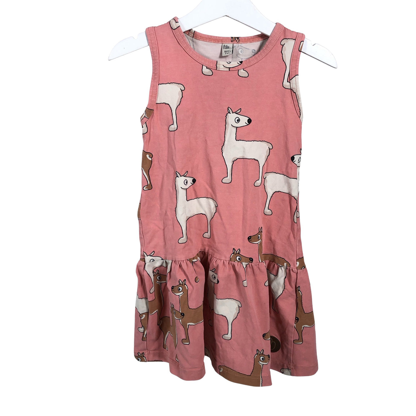 Unisex Blaa - Trikotaažist kleit, suurus 98 - 104 - Heleroosa (1)