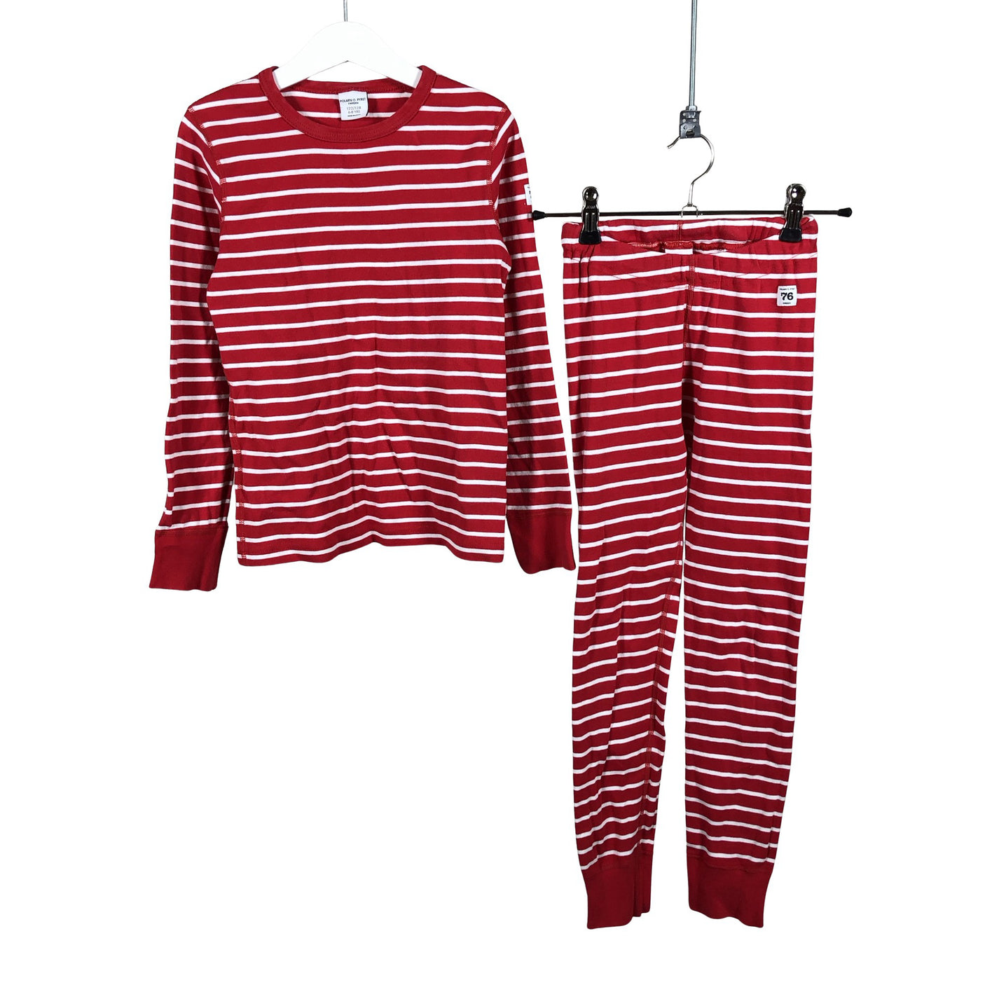 Unisex Polarn O. Pyret - Ööpesu, suurus 122 - 128 - Punane (1)