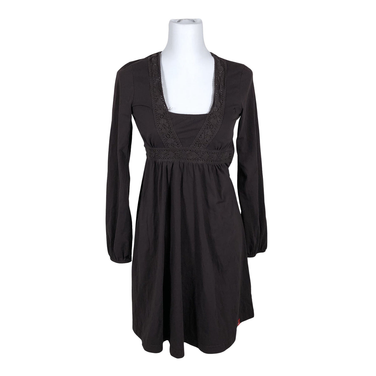 Unisex Esprit - Trikotaažist kleit, suurus 36 - Pruun (2)