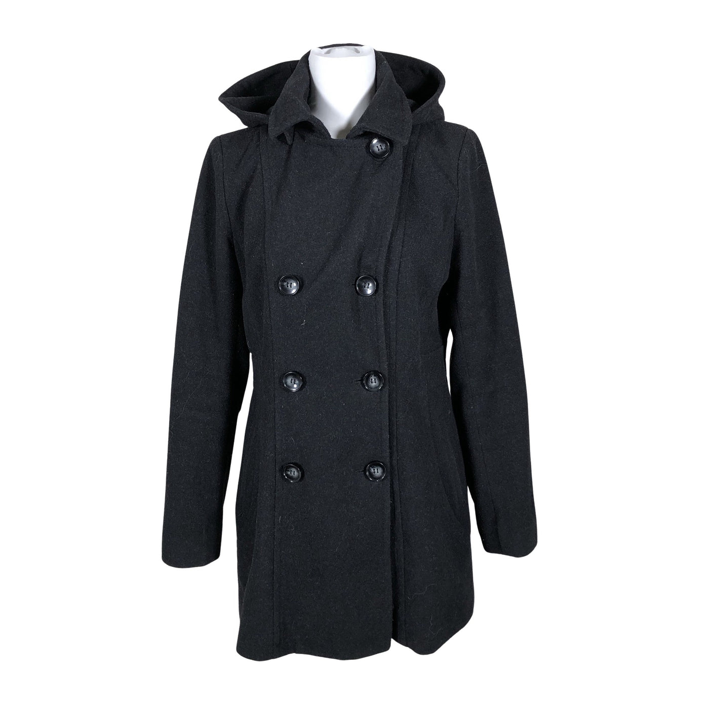 Unisex Nautica - Villane mantel, suurus 38 - Must (1)