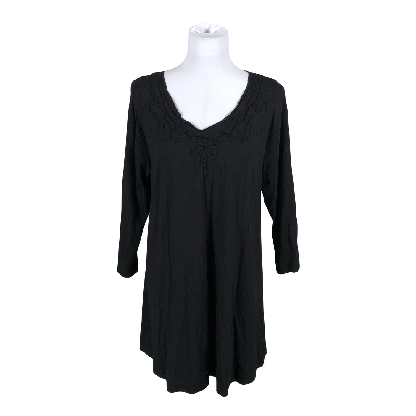 Unisex Almia - Trikotaažist tuunika, suurus 40 - Must (1)